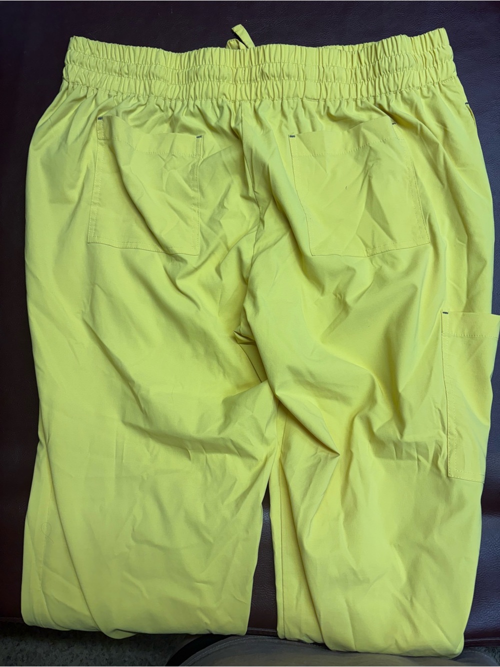Bright Yellow Two-Piece scrub Set - Picture 9 of 10
